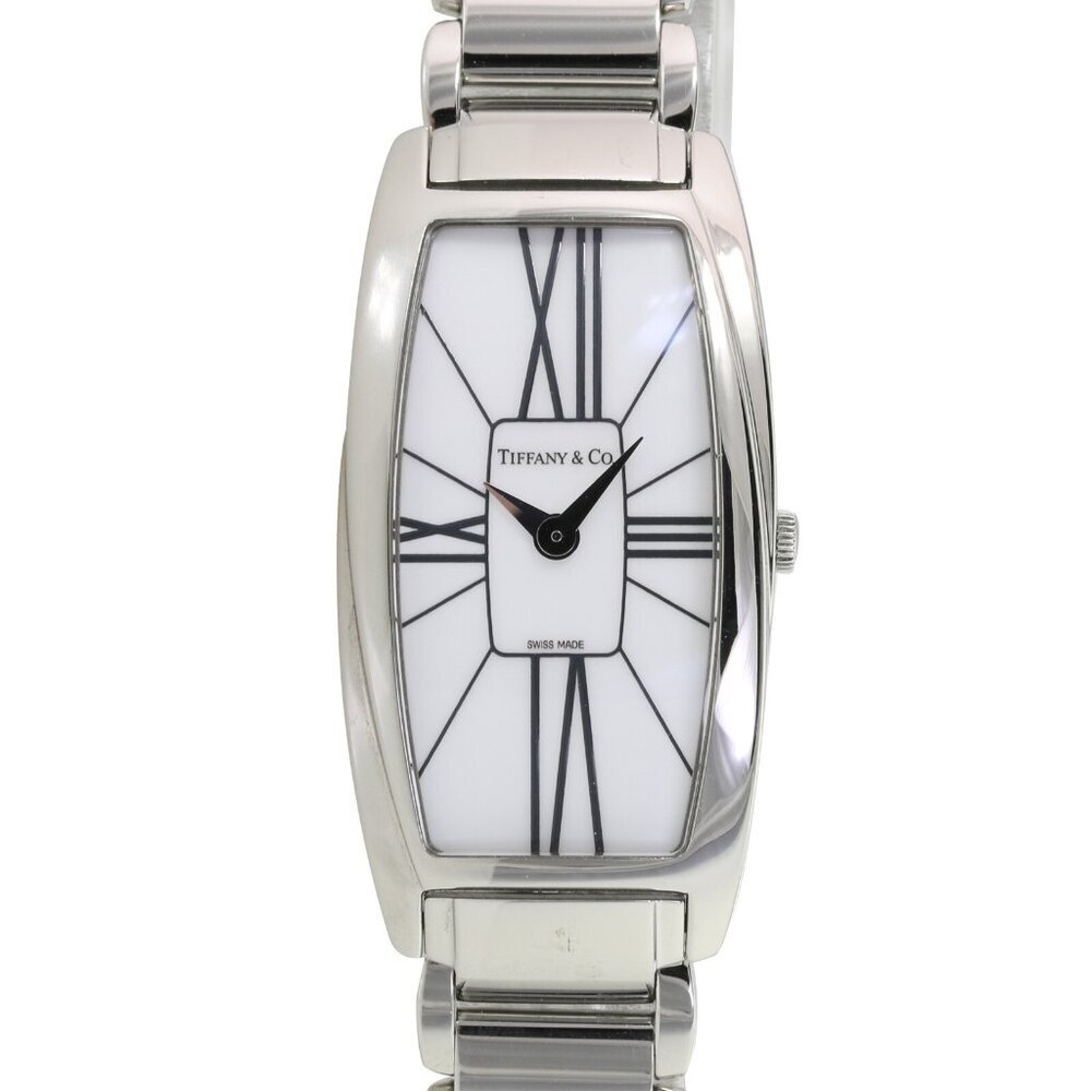 Tiffany & Co. Ladies Gemea Watch White Roman numeral Dial Stainless Steel